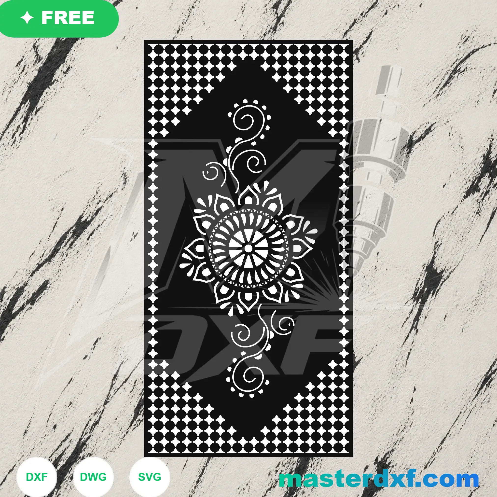 Wavy Horizontal Fluid Ripple Privacy Sheet DXF File